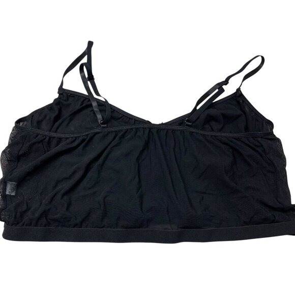 Mesh Longline Bralette Sheer Wireless Pullover Sexy Stretchy Womens Plus Size 4X - Picture 4 of 6
